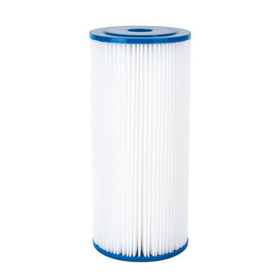 quality  PP Pleated Water Filter Cartridge Polyester 4.5x10 Inch Poly Sediment Filter Cartridge factory