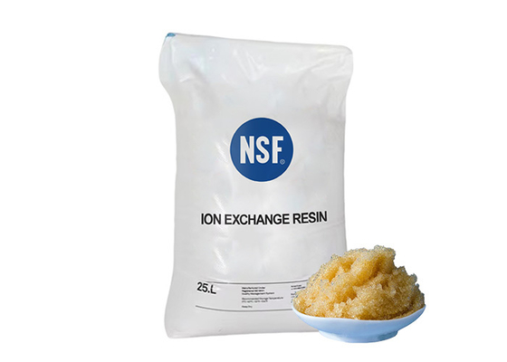 NSF Food Grade Water Softener Resin Cation Exchange Resin For Water Treatment