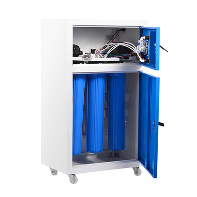 400GPD 600GPD 800GPD Commercial RO Reverse Osmosis System Cabinet With Dual Pump Dual Membrane