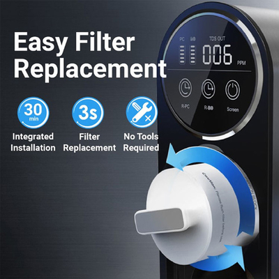 Stainless Steel RO System 800GPD Reverse Osmosis Water Filter System 2:1 Pure to Drain