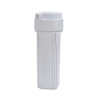 Heavy Duty White Water Filter Housing 1/4" 3/8" 1/2" 10 Inch Pre Filter Housing