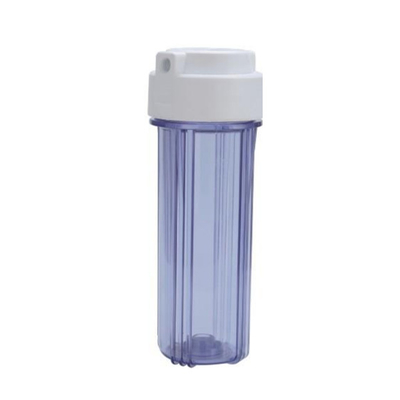 10 Inch Single Clear Water Filter Housing 1/4" 3/8" 1/2" Port Dual O Ring RO Filter Housing