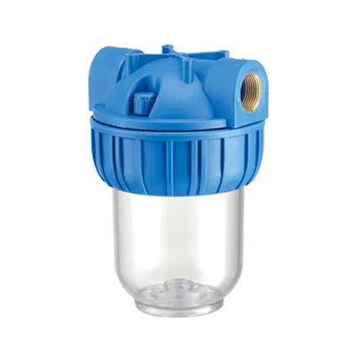 PET 5 Inch Water Filter Housing Transparent Container For Water Purification