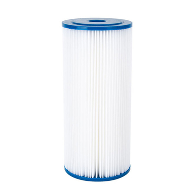 PP Pleated Water Filter Cartridge Polyester 4.5x10 Inch Poly Sediment Filter Cartridge