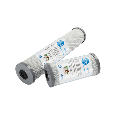 Coconut Shell Activated Carbon CTO Block 10"X4.5" 10"X4.5" For Whole House Water Filter