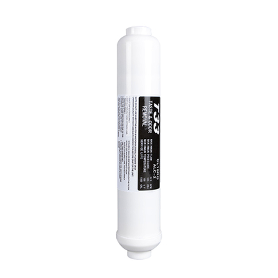 Post Activated Carbon T33 Water Filter Cartridge NSF Certified High Iodine Adsorption Coconut Shell