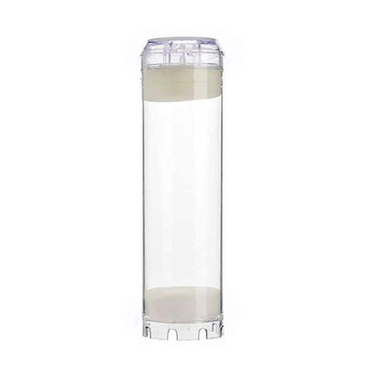 Transparent Container 10x2.5" NSF/ANSI 42 Certified Water Filter Cartridge Refillable Housing