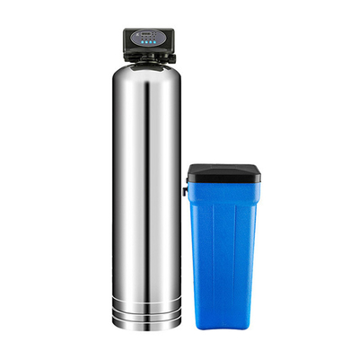 1T/H Automatic Water Softening System 304 Stainless Steel Resin Tank