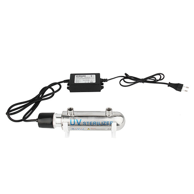 Ultraviolet UV Disinfection Sterilizer 4W 0.3gpm For RO Drinking Water Systems