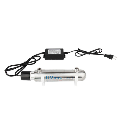 Compact Ultraviolet Water Sterilizer 6W UV Water Disinfection System For Drinking Water