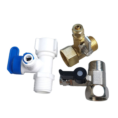 Multi Functional Tee Stop Ball Valve Water Inlet Ball Valve Faucet Diverter Valve