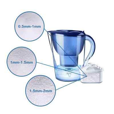Clear Water Pitcher Calcium Sulfite Balls Chlorine Removal Material Stones