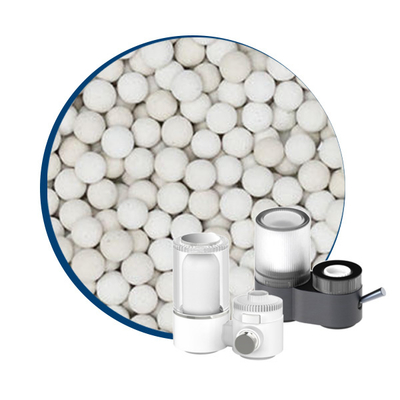 Compact MPH+ Alkaline Ceramic Balls Tap Water Filter For Water Remineralization