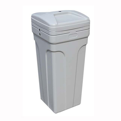 Square PE Water Softener Brine Tank Salt Vessel With Brine Valve