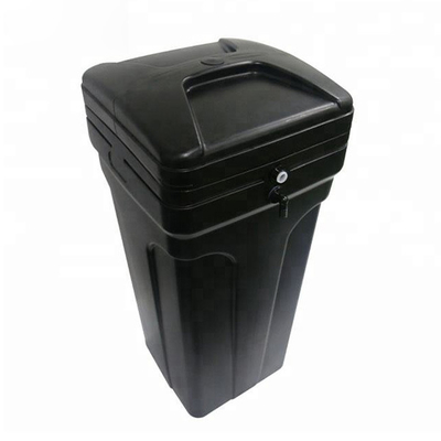 Black Square Brine Tank 70 Liters Non Toxic Plastic Salt Brine Vessel