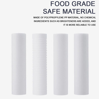 Sediment PP Spun Cotton Water Filter Cartridge Replacement 5 Micron 10"x2.5"
