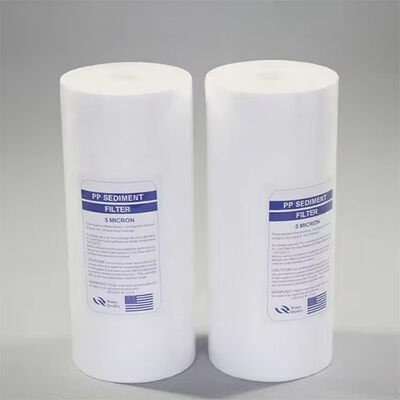 PP Sediment Big Blue Water Filter Cartridge 10"x4.5" PP Cotton Filter For Whole House