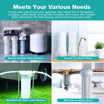 Water Filter Cartridge UDF 10x2.5" Coconut Granular Activated Carbon GAC NSF Certified