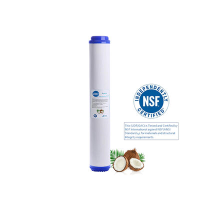 Coconut Granular Activated Carbon GAC UDF 20x2.5" for Commercial Water Filter Systems