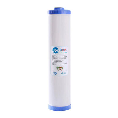 Granular Activated Carbon GAC UDF 20x4.5" for Whole House Water Filter Systems