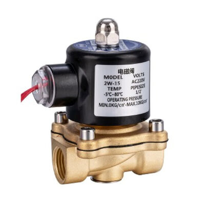2W Series Direct Acting Solenoid Valve High Pressure Normally Closed Solenoid Valve