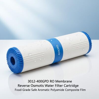 3012-400GPD RO Membrane Reverse Osmosis Water Filter Cartridge with Food-Grade Safe Aromatic Polyamide Composite Film