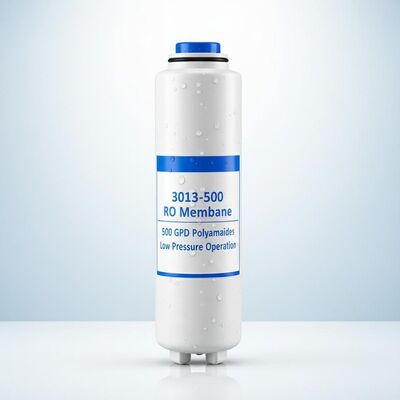 3013-500 RO Membrane Water Filter Cartridge 500 GPD Polyamides Low Pressure Operation