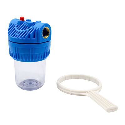 5-Inch ABS Water Pre-Filter with Washable Insert for Household and Garden Water Filtration