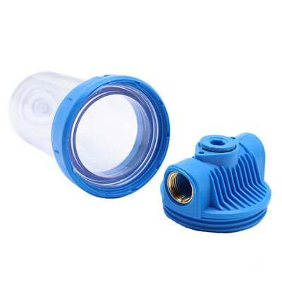 5-inch ABS Plastic + Brass Water Filter Housing with Mesh Filter Cartridges for Small-Flow Systems