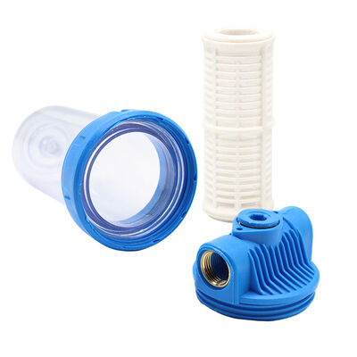 5-inch ABS Plastic + Brass Water Filter Housing with Mesh Filter Cartridges for Small-Flow Systems
