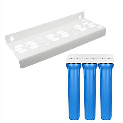 Triple Iron Bracket for 20x2.5" Filter Housing 20inch Slim Blue Housing Hanging Board