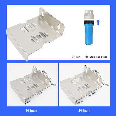 Stainless Steel Hanging Board Water Filter Housing Corrosion Resistant Bracket