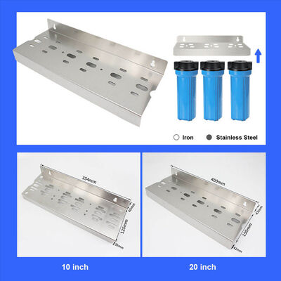 Stainless Steel Hanging Board Water Filter Housing Corrosion Resistant Bracket