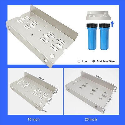 Stainless Steel Hanging Board Water Filter Housing Corrosion Resistant Bracket