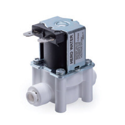 1/4" Push-in Fitting Normally Closed Inlet Water Solenoid Valve for Water Purifier