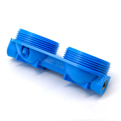 Italian DUPLEX PLUS 3P BX 2-stage Blue 10" Water Filter 1/2" 3/4" 1" Brass Port