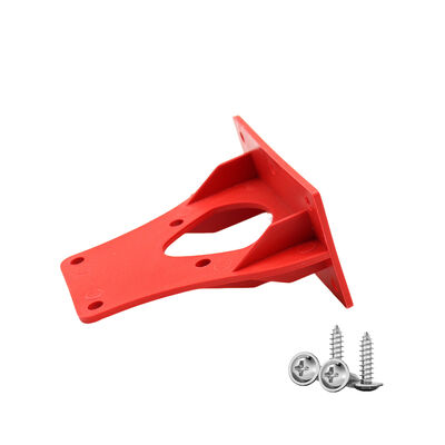 10"x2.5" Standard Single-stage Red 10-inch Water Filter Housings with 1/2" 3/4" 1" Brass Port