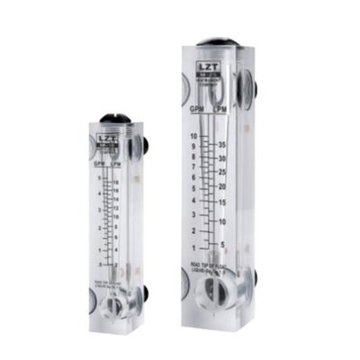 LZM Series Panel Type Flow Meter Glass Tube Rotameter for Liquid Water
