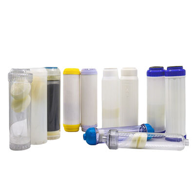 Transparent Refillable Water Filter Housing 4.5x20 inch Filter Canister