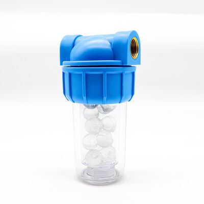 Small 5 Inch Water Filter with Polyphosphate Crystal Ball for DIY Water Purification