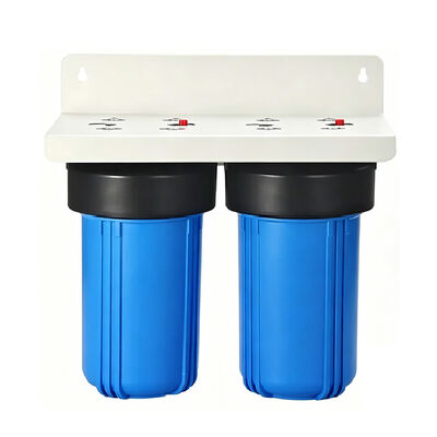 Double Filtration 10" x 4.5" High Flow Big Blue Water Filter for Sediment and Chlorine