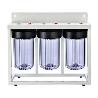 ROYOL Water Bracket Type Triple Clear Water Filter for Check Filter Status at A Glance