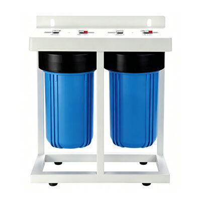 2 Stage Stand Type 10" x 4.5" Big Blue Water Filter Housing Water Purifier System