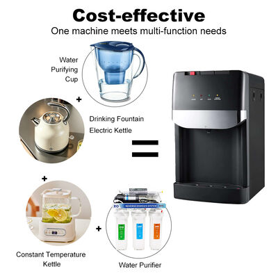 Desktop Hot and Cold Water Dispenser with Water Purifier