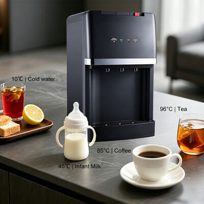 Desktop Water Dispenser 5 Stage RO UF Filtration System Electric Cooling Heating Water Purifier for Home Hotel Office