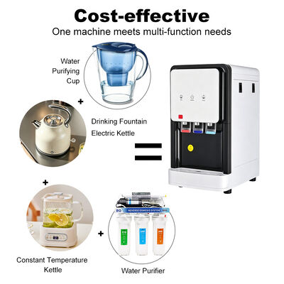 5 Stage 75G RO System Direct Drinking Water Purifier with 3 Temperature Modes  for Commercial and Household Use