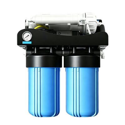 Commercial 4 Stage 10" Big Blue Reverse Osmosis Water Filter with 400 GPD 600GPD 800GPD