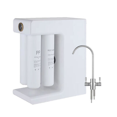 4-Stage Reverse Osmosis System with Pressure Gauge for Household & Small Commercial Use